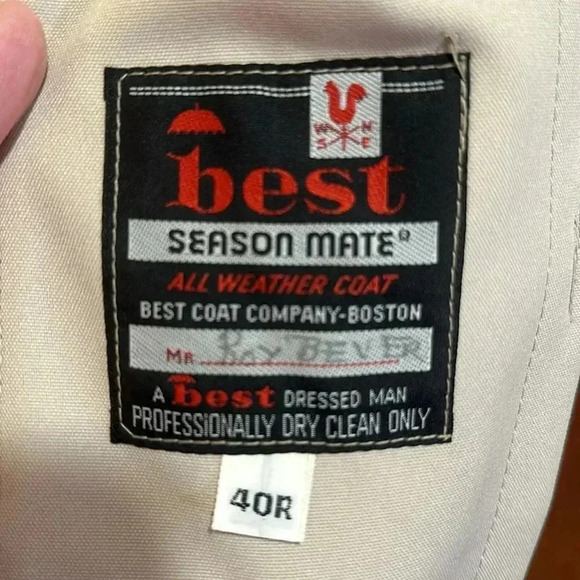 Trench coat no liner size 40R - Picture 5 of 9